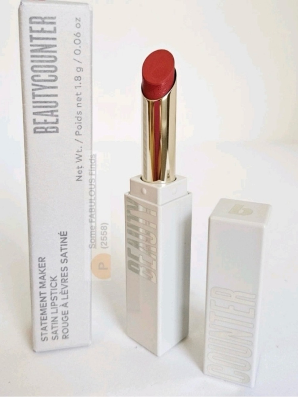 Beauty Counter Conditioning Statement Maker Satin Lipstick color Savvy - Picture 2 of 2